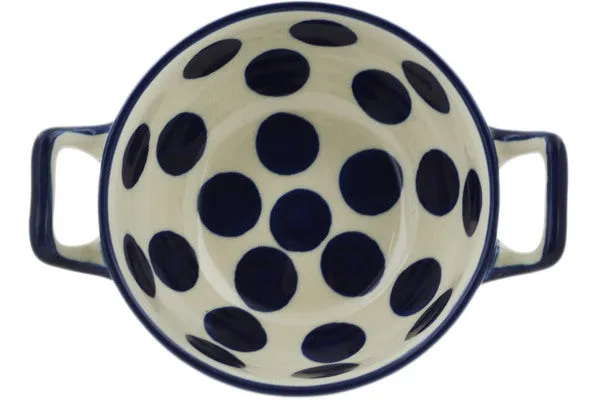 10 oz Bouillon Cup - Bold Blue Dots