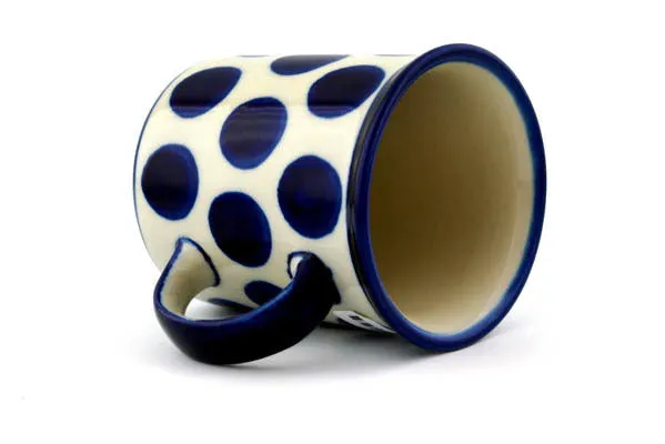 10 oz Mug - Bold Blue Dots