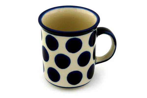 10 oz Mug - Bold Blue Dots