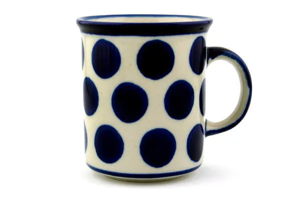 10 oz Mug - Bold Blue Dots