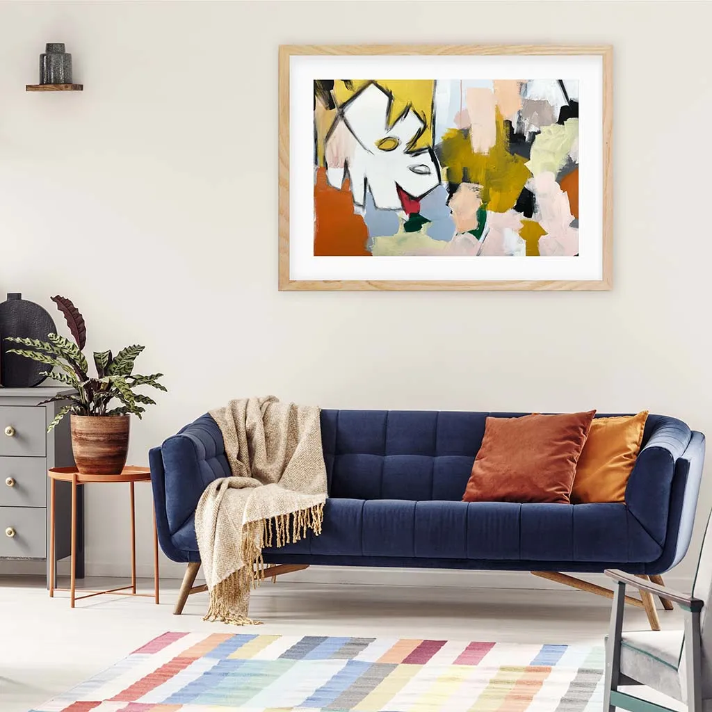 Abstraction 105 Framed Art