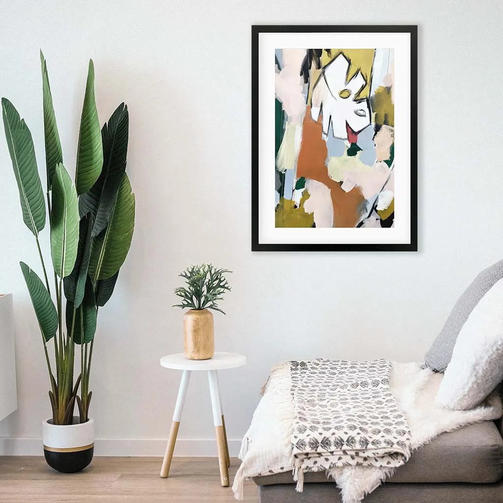 Abstraction 107 Framed Art