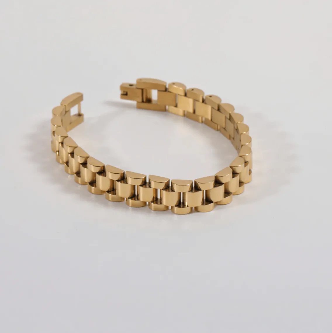 Aiden: Bold Fusion - Gold & Silver Panther Chain Bracelet