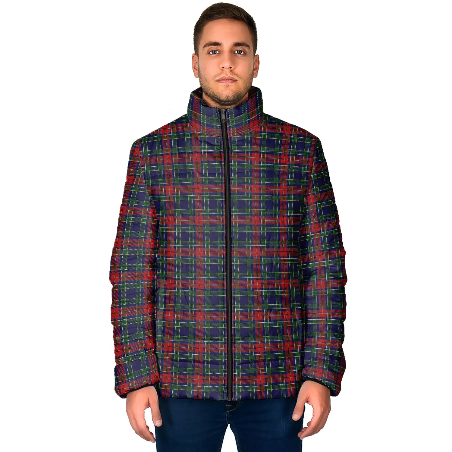 Allison Red Tartan Padded Jacket