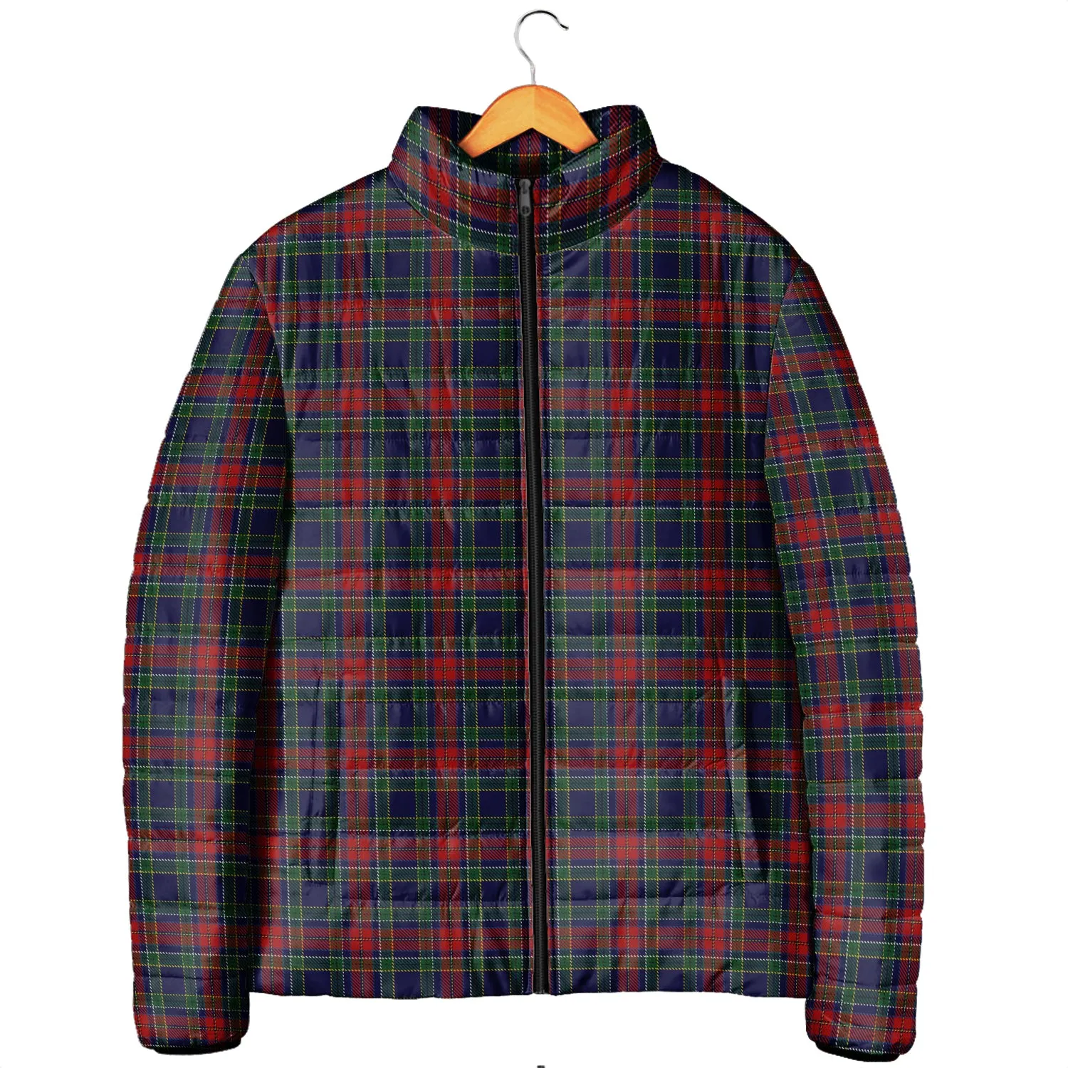 Allison Red Tartan Padded Jacket