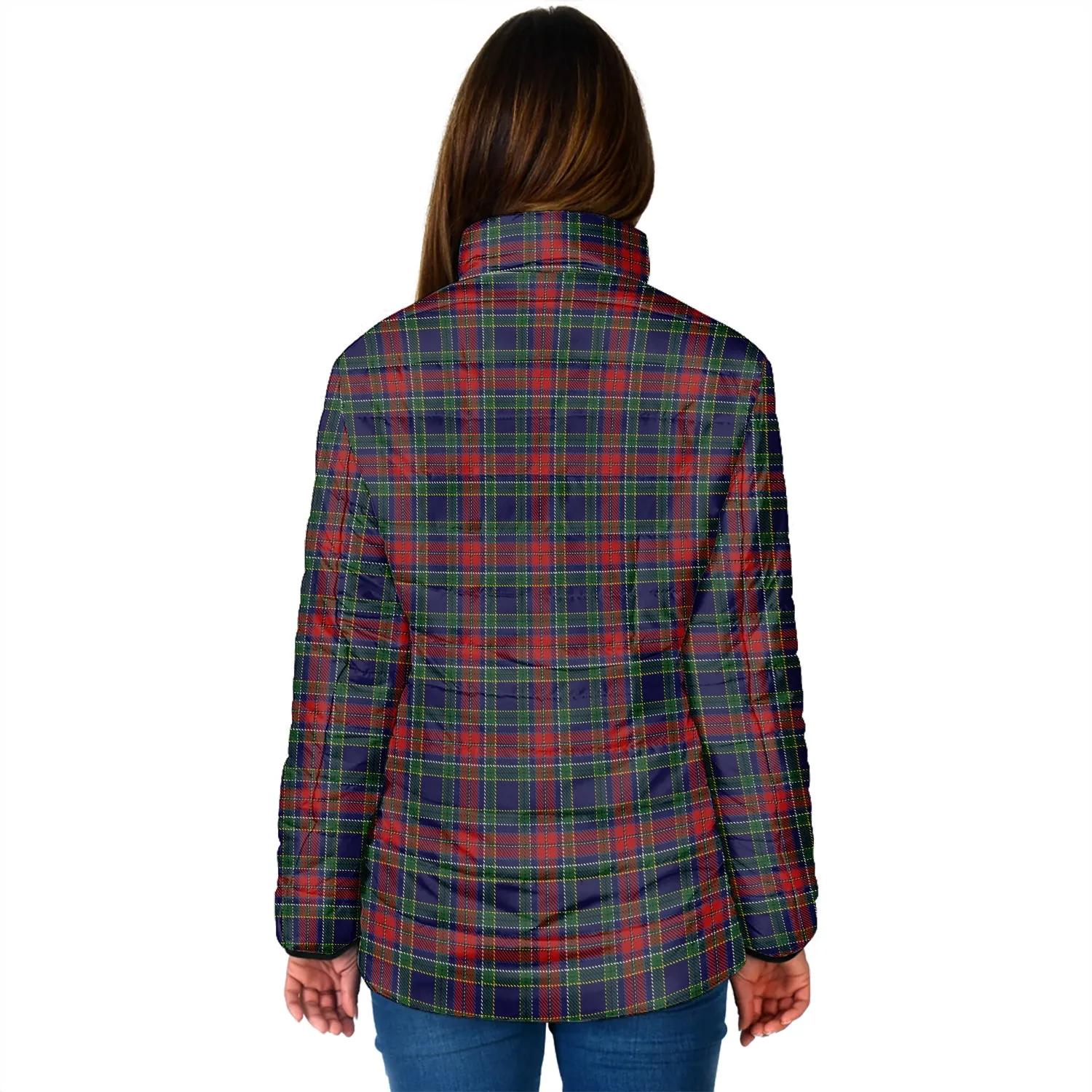 Allison Red Tartan Padded Jacket