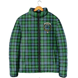 Arbuthnot Ancient Tartan Padded Jacket with Family Crest