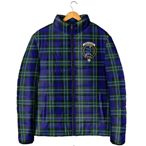 Arbuthnot Modern Tartan Padded Jacket with Family Crest