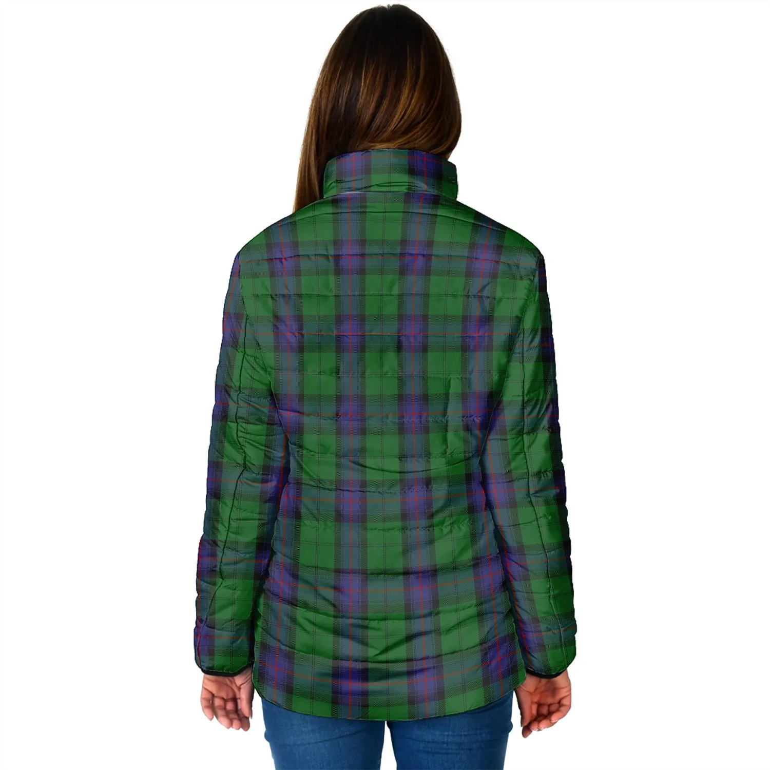 Armstrong Tartan Padded Jacket with Family Crest