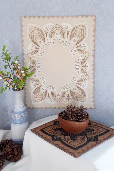 Art Nouveau Table Mat(s) Pattern DBM-027 - Paper Pattern