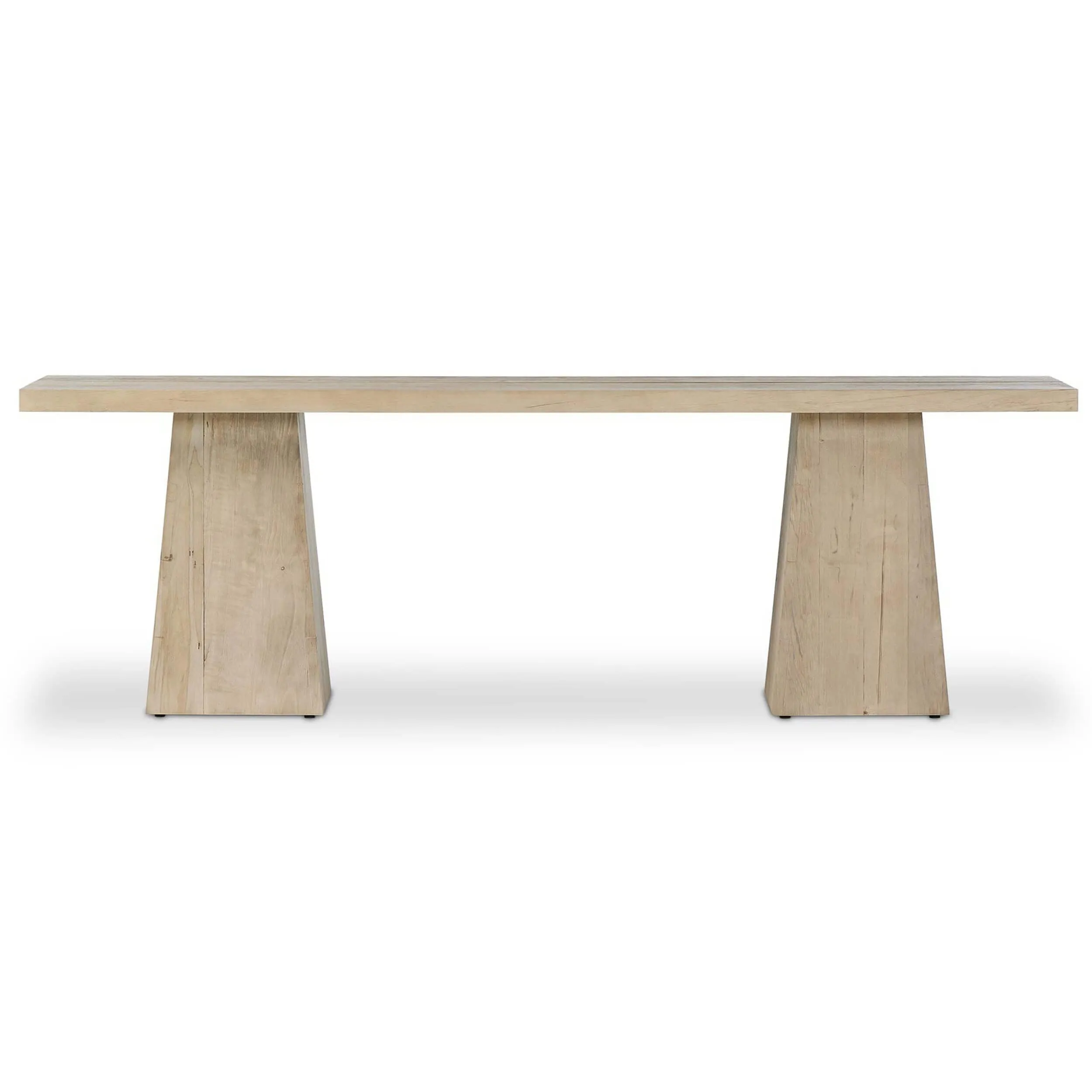 Atlas Console Table, Bleached Alder