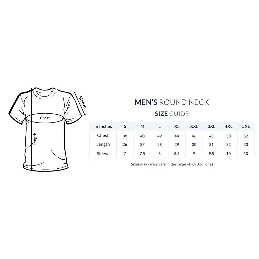 Awesome Round Neck Half Sleeves T-shirts for Men