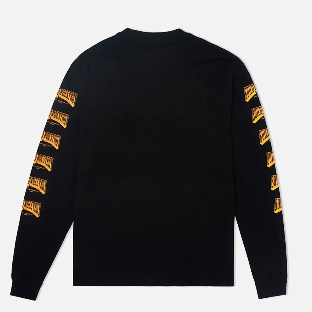 B&D Long Sleeve T Shirt Black