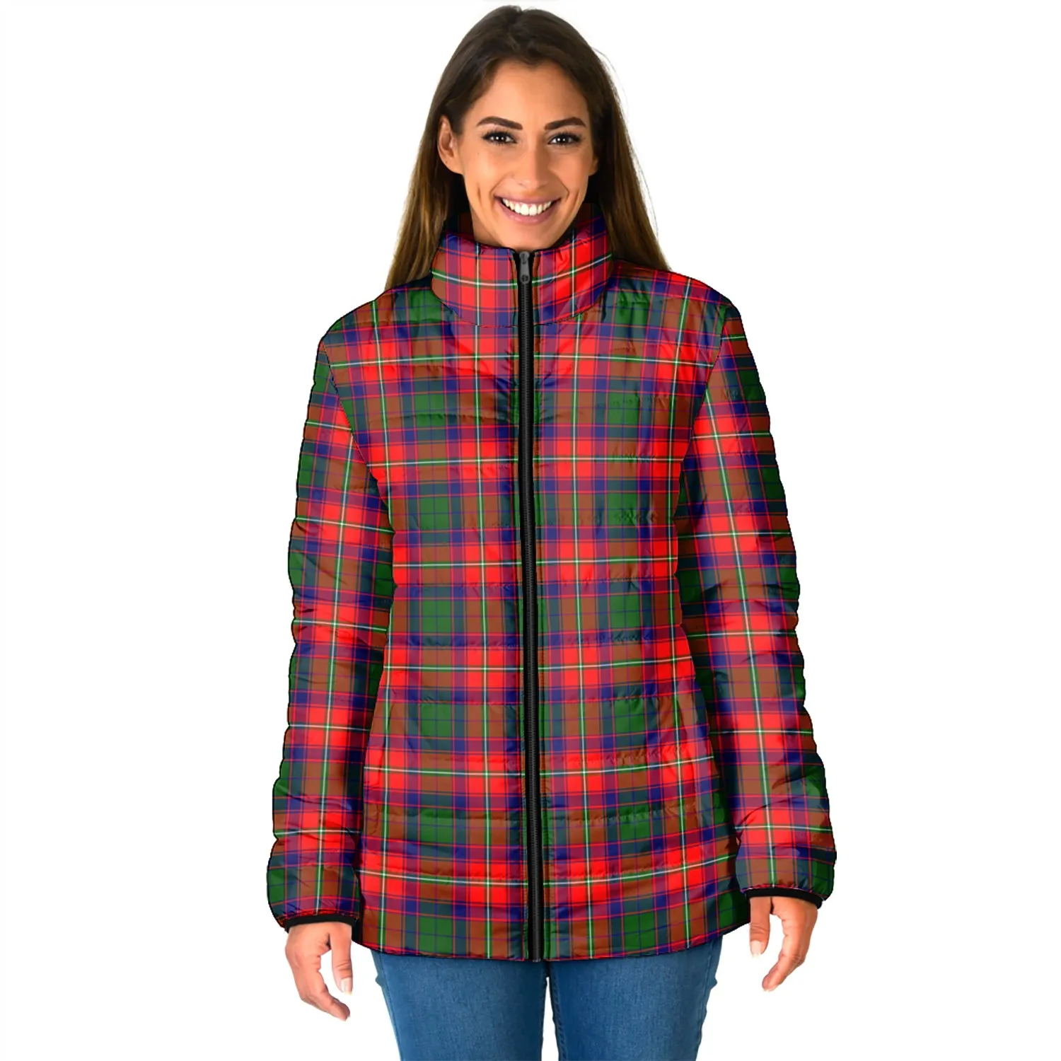 Belshes Tartan Padded Jacket