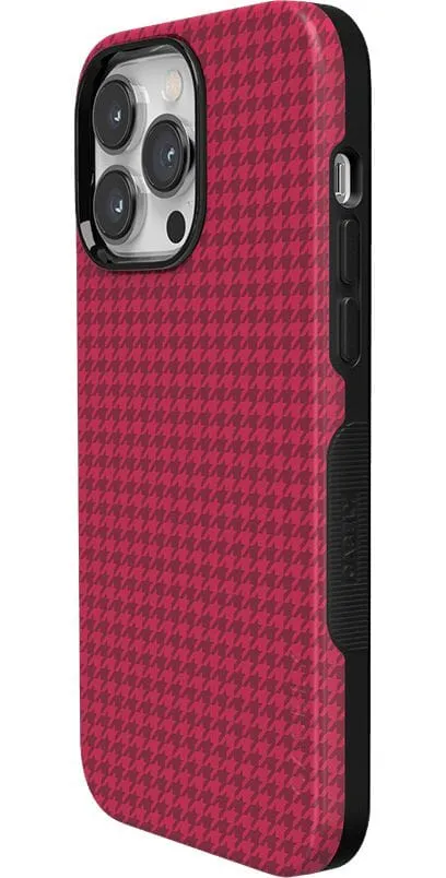 Best Dressed | Red Houndstooth Case