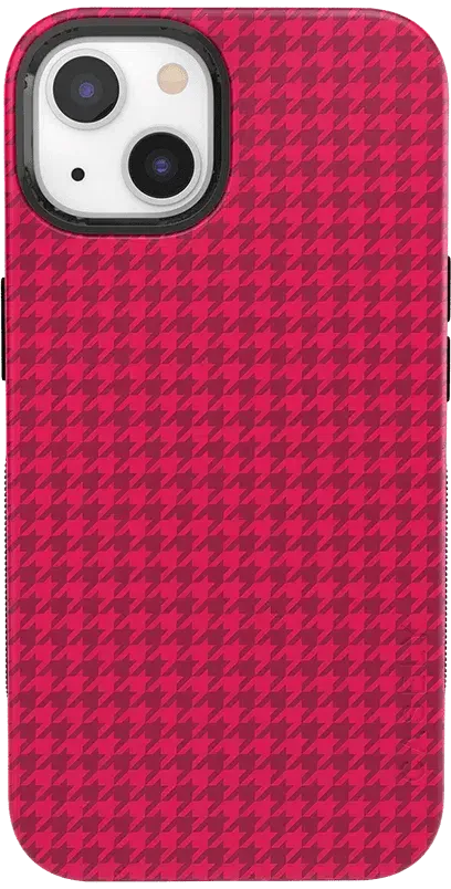 Best Dressed | Red Houndstooth Case