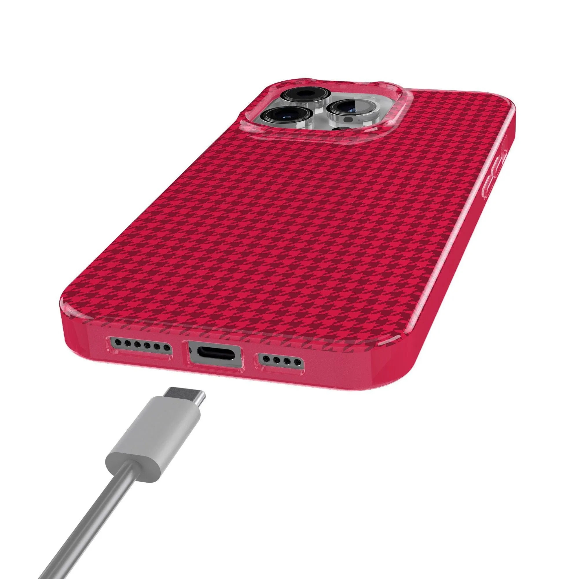 Best Dressed | Red Houndstooth Case