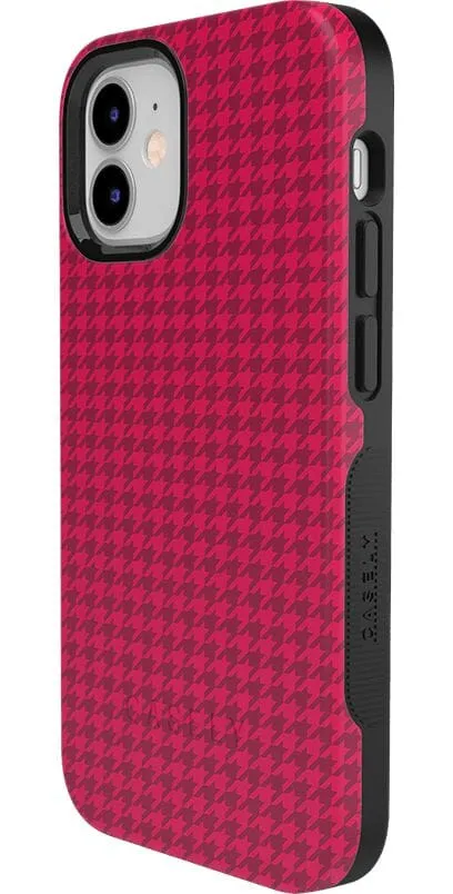 Best Dressed | Red Houndstooth Case