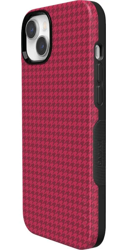 Best Dressed | Red Houndstooth Case