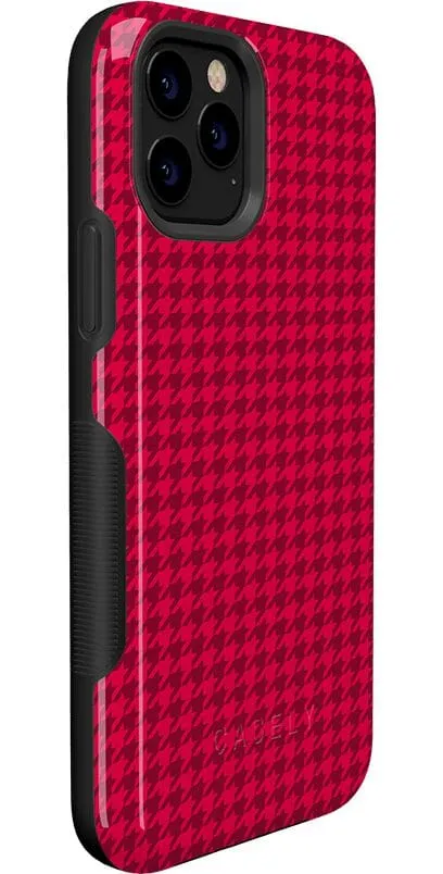 Best Dressed | Red Houndstooth Case