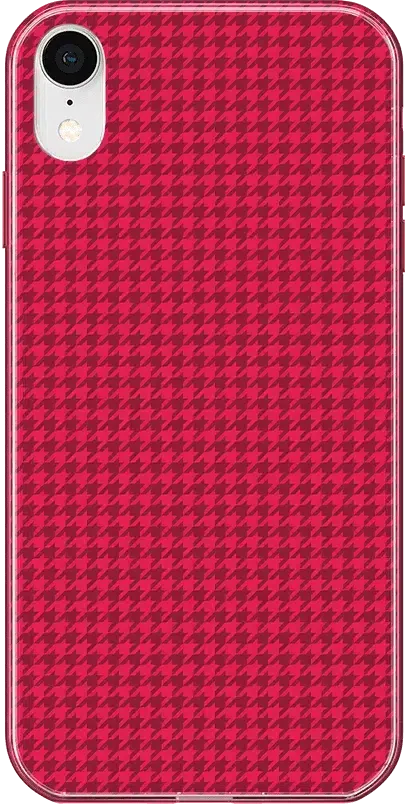 Best Dressed | Red Houndstooth Case