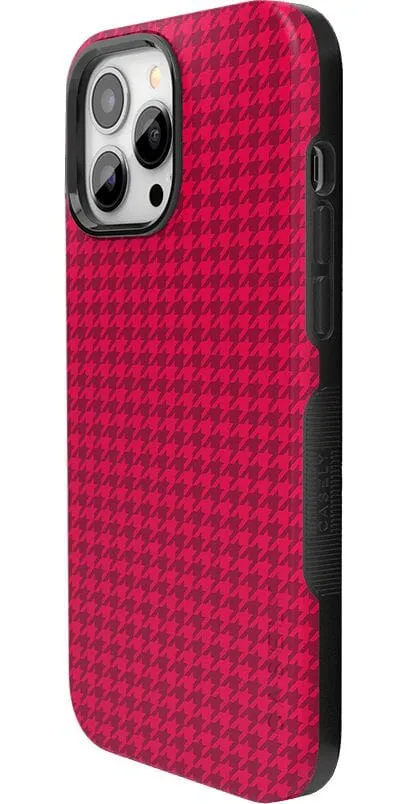 Best Dressed | Red Houndstooth Case