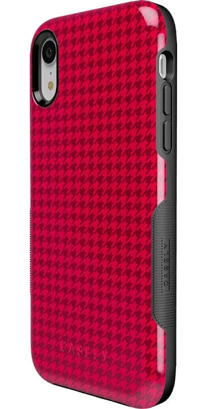 Best Dressed | Red Houndstooth Case