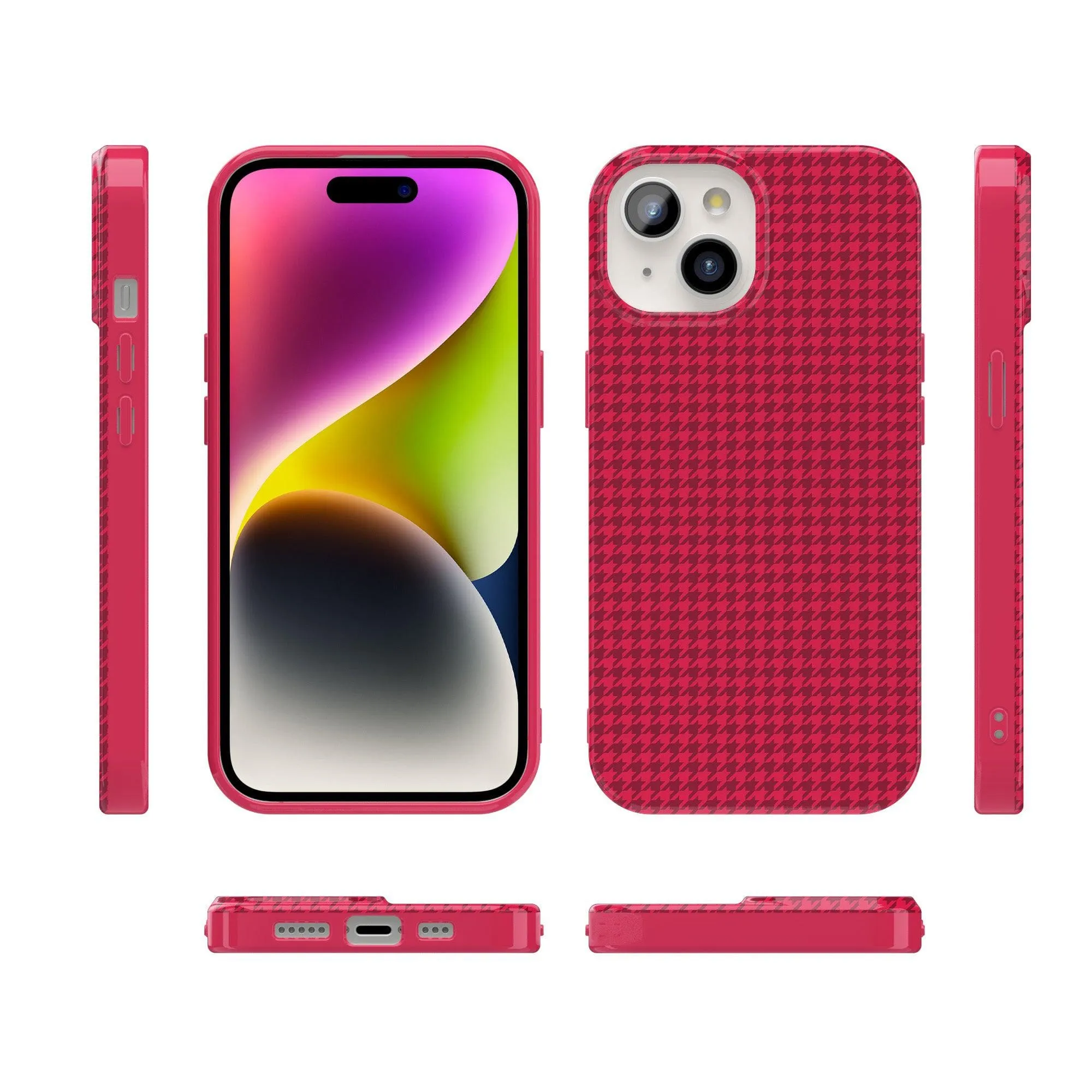 Best Dressed | Red Houndstooth Case