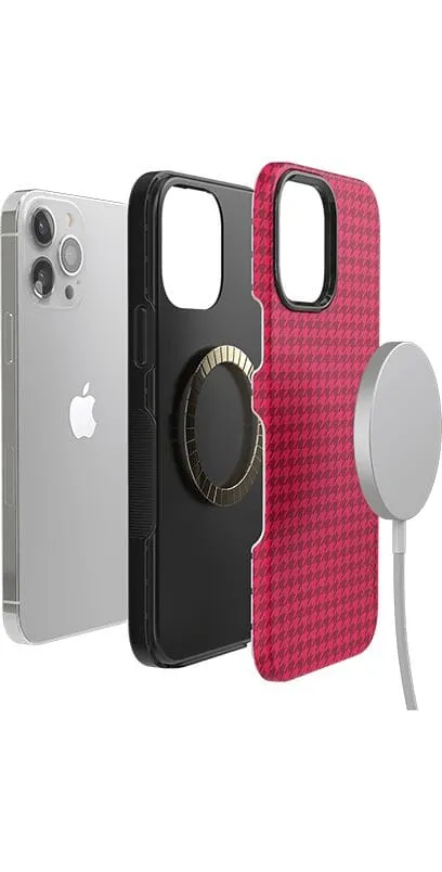 Best Dressed | Red Houndstooth Case