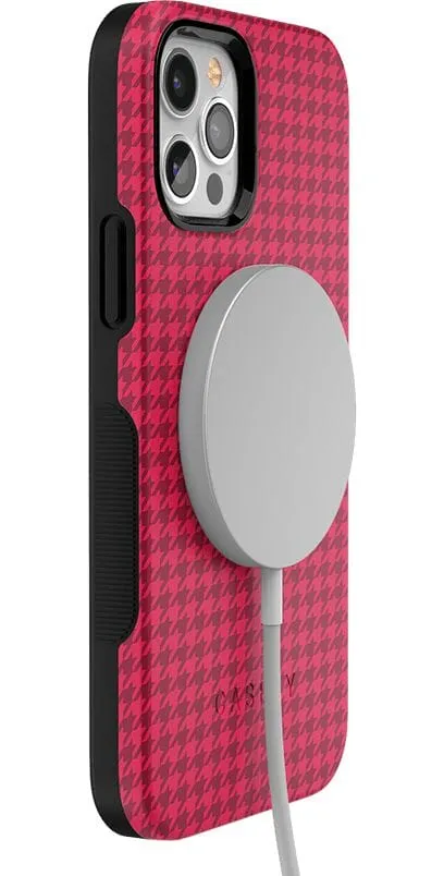 Best Dressed | Red Houndstooth Case