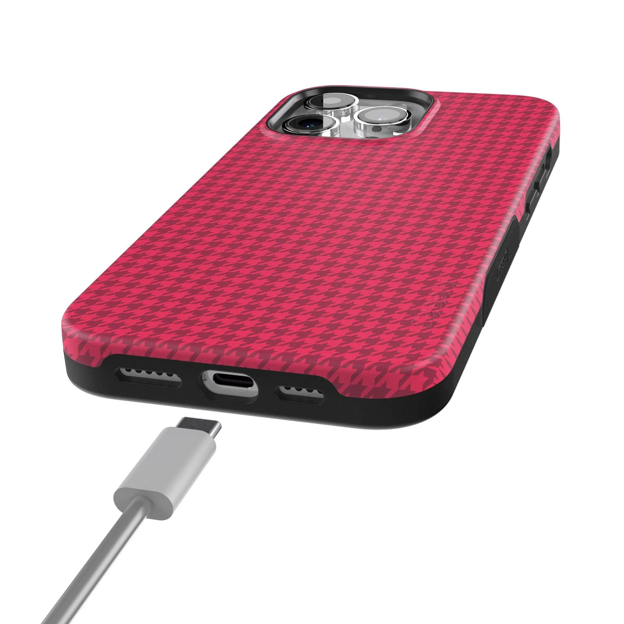 Best Dressed | Red Houndstooth Case