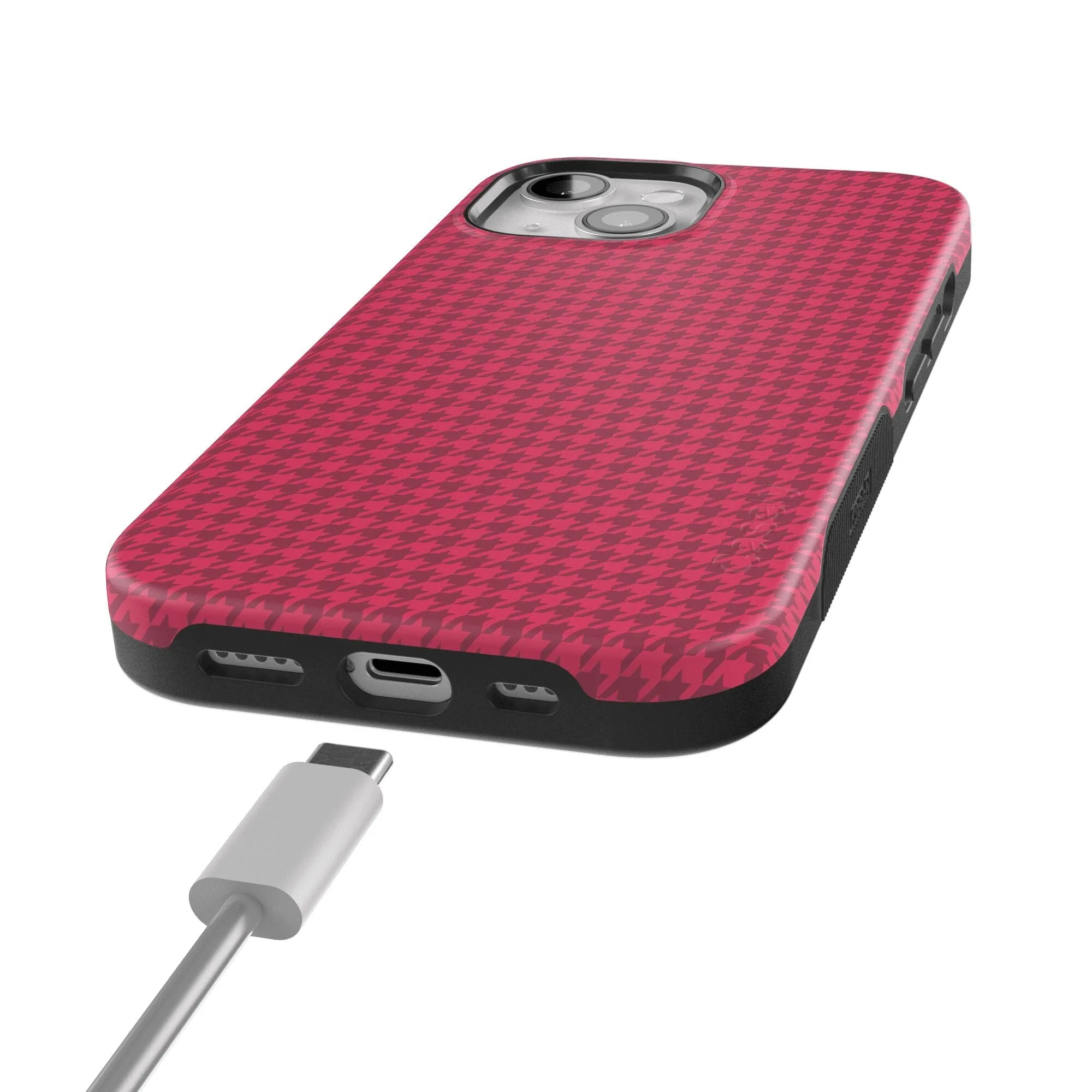 Best Dressed | Red Houndstooth Case