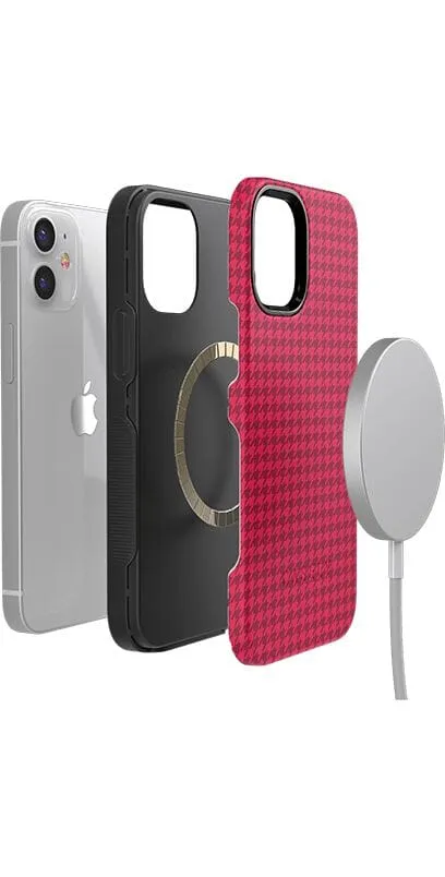 Best Dressed | Red Houndstooth Case