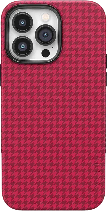 Best Dressed | Red Houndstooth Case