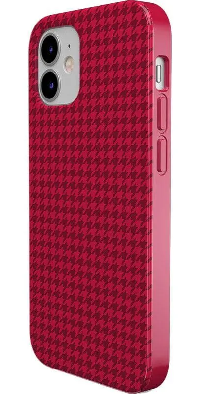 Best Dressed | Red Houndstooth Case