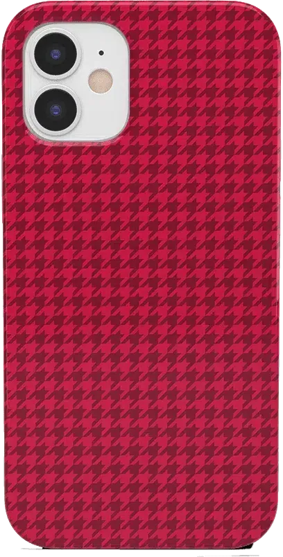 Best Dressed | Red Houndstooth Case