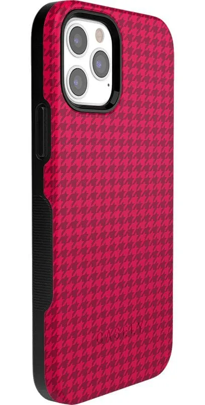 Best Dressed | Red Houndstooth Case