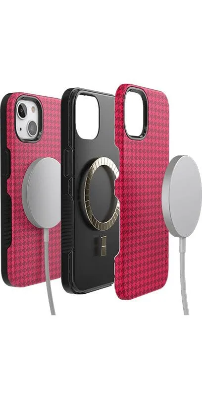 Best Dressed | Red Houndstooth Case