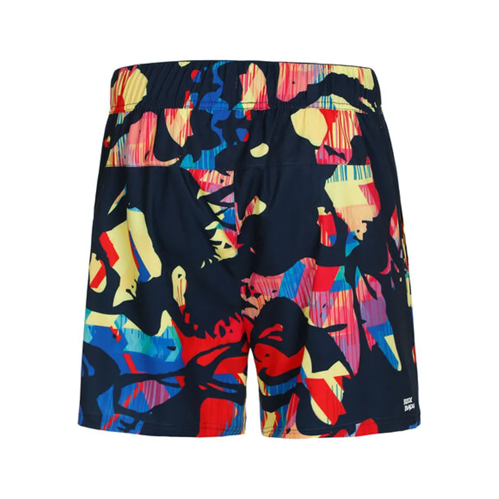 Bidi Badu Wild Arts 7" Shorts (Men's) - Dark Blue/Red/Mixed