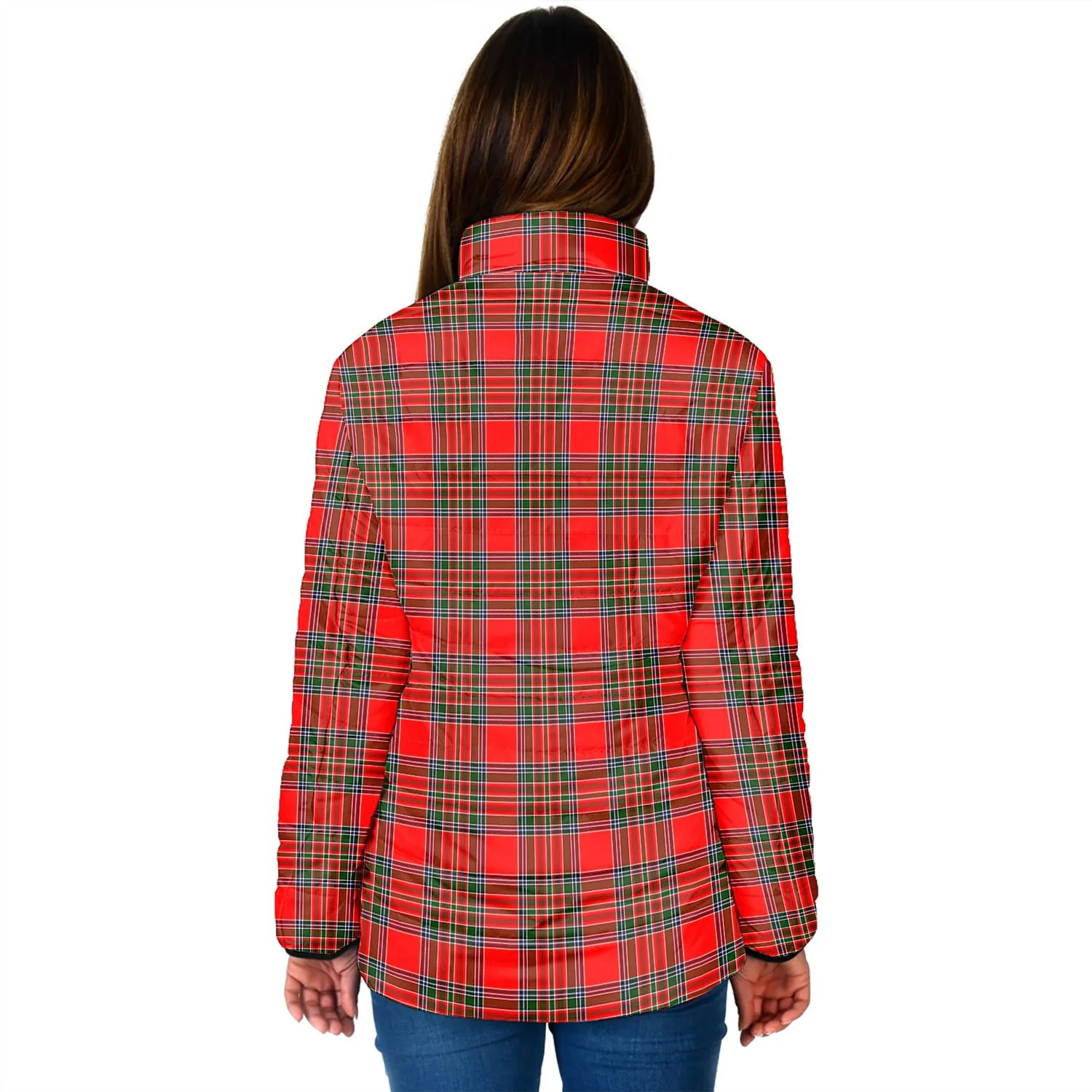 Binning Tartan Padded Jacket with Family Crest