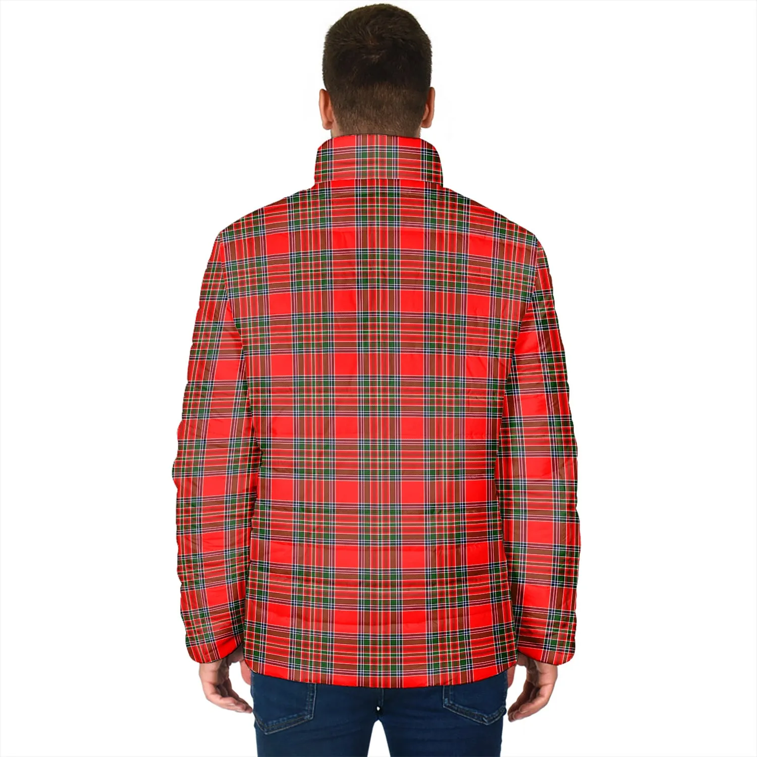 Binning Tartan Padded Jacket with Family Crest