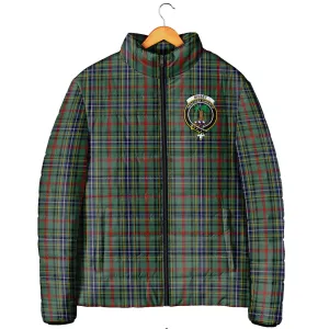 Bisset Tartan Padded Jacket with Family Crest