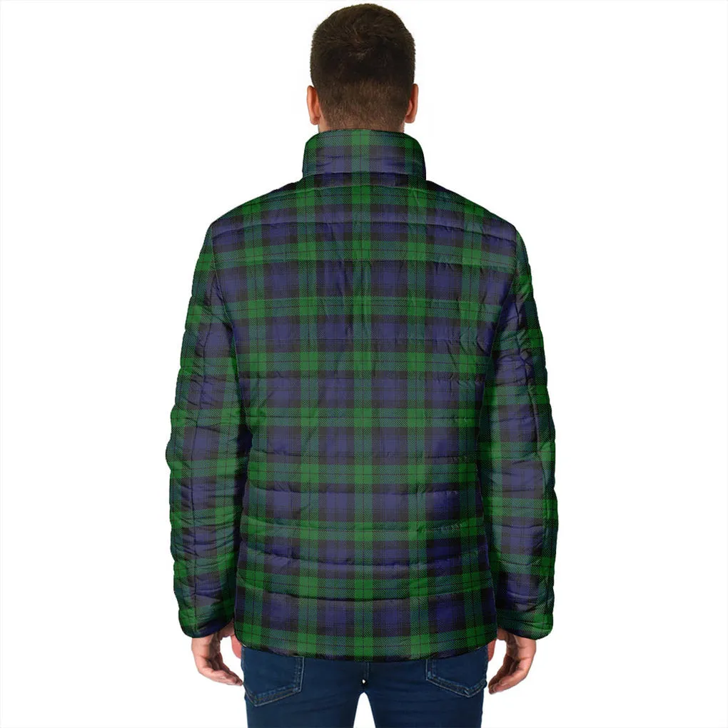 Black Watch Tartan Padded Jacket