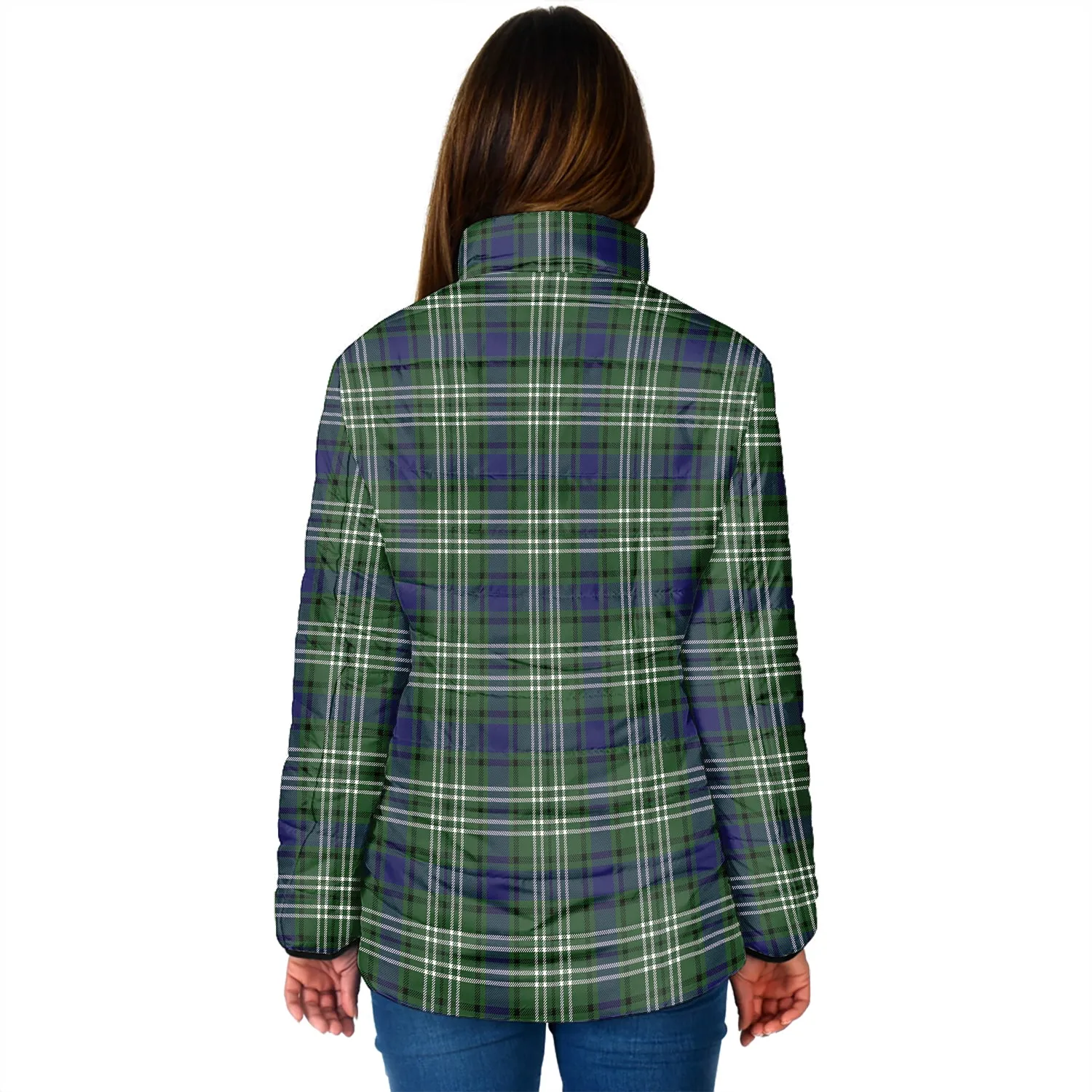 Blyth Tartan Padded Jacket with Family Crest