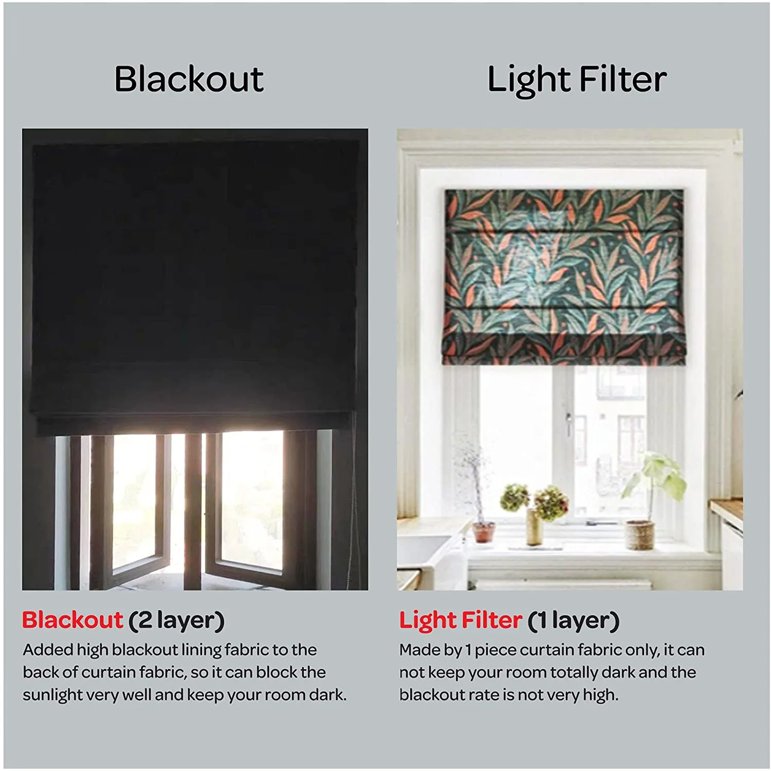 Bold Brush Paint Window Roman Shade