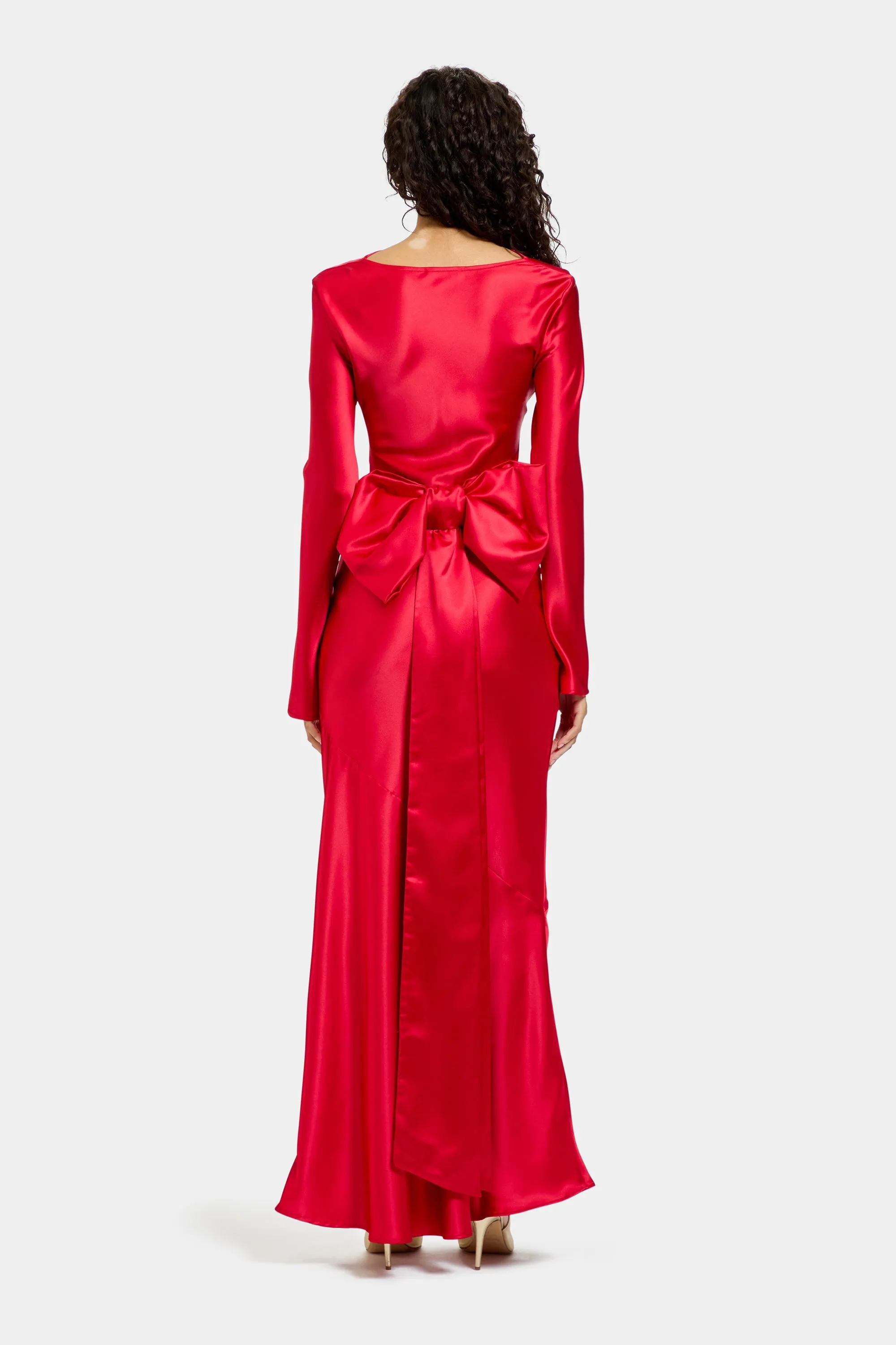 Bow Dress Red