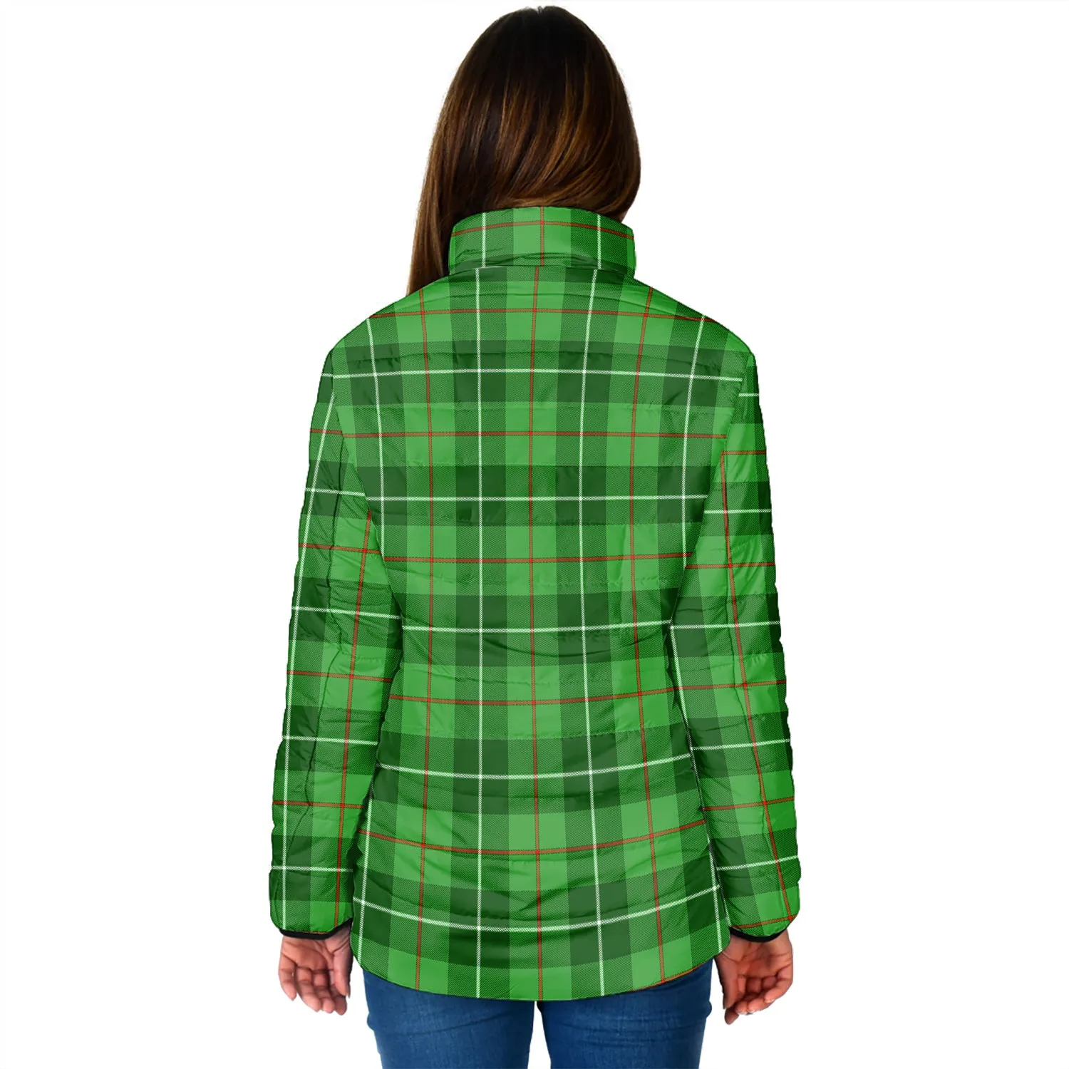 Boyle Tartan Padded Jacket with Family Crest