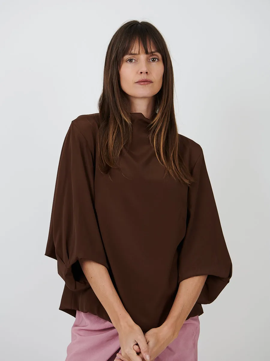 Clari Shirt in Brown