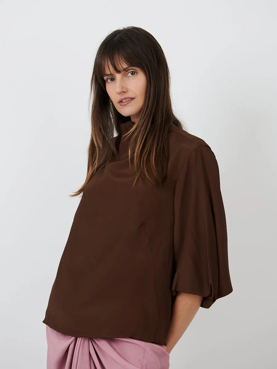 Clari Shirt in Brown