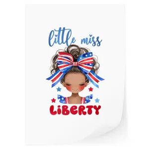 Coquette Little Miss Liberty DTF Transfer